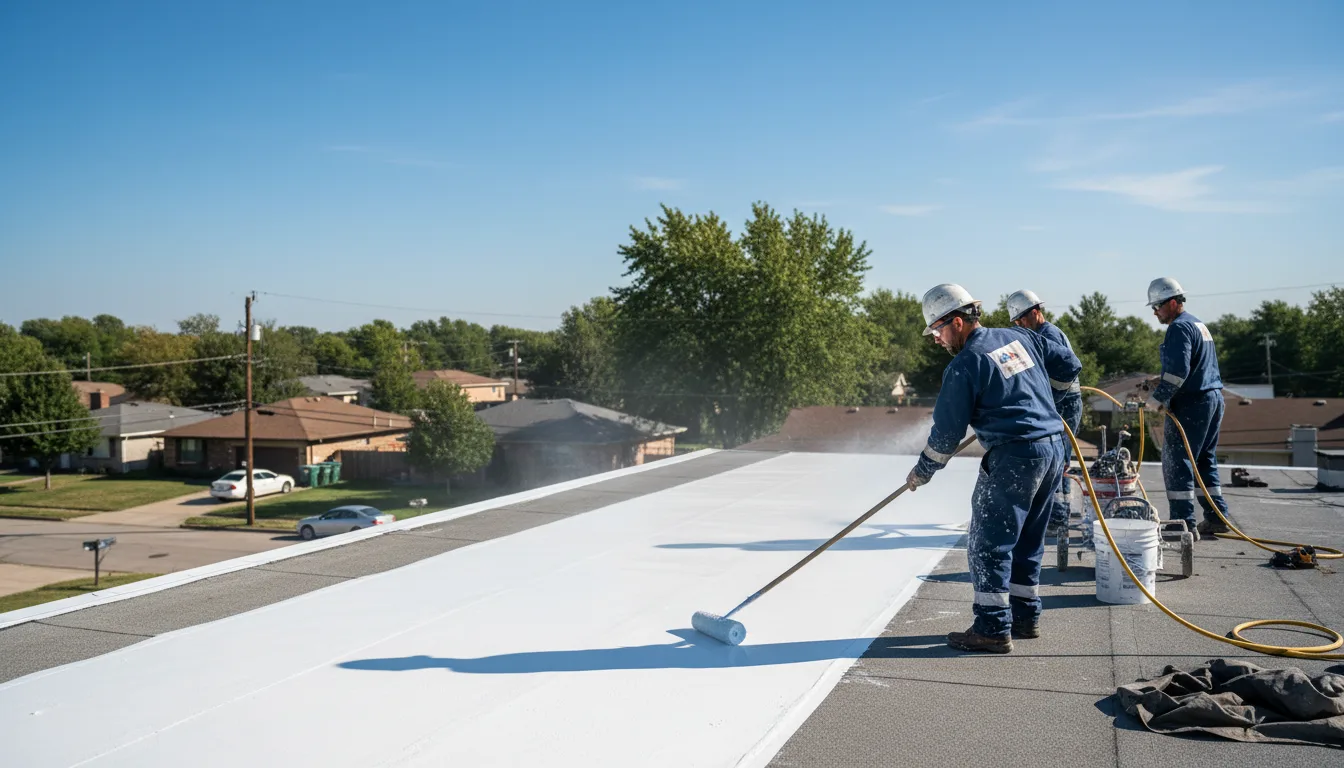 Commercial roof coating in Prim, AR near me